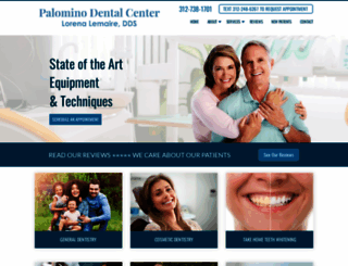 palominodentalcenter.com screenshot