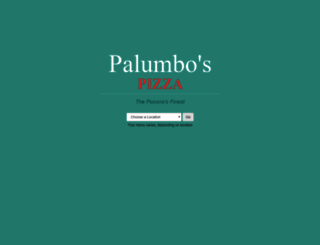 palumbospizza.net screenshot