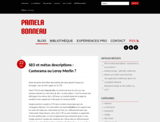 pamela-bonneau.com screenshot