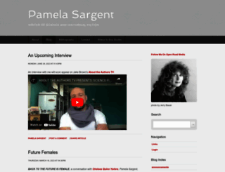 pamelasargent.com screenshot