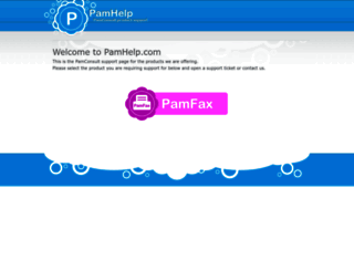 pamhelp.com screenshot