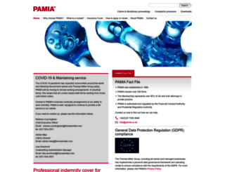 pamia.co.uk screenshot