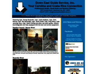 pamlicoguide.com screenshot