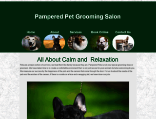 pamperedpetgrooming.com screenshot
