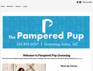 pamperedpupohio.com screenshot