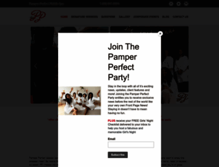 pamperperfectmobilespa.com screenshot