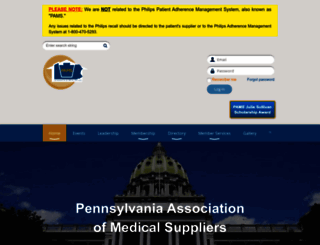 pamsonline.org screenshot