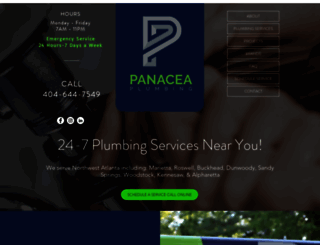 panacea.plumbing screenshot