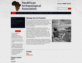 panafprehistory.org screenshot