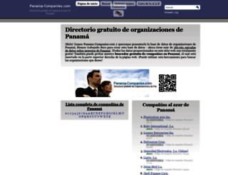 panama-companies.com screenshot