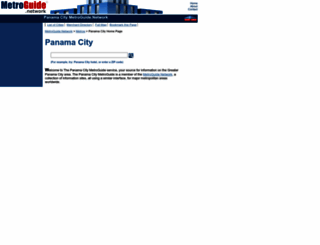 panama.city.beach.metroguide.com screenshot