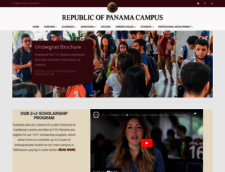 panama.fsu.edu screenshot