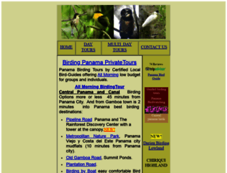 panamabirdguide.com screenshot