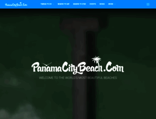 panamacitybeach.com screenshot