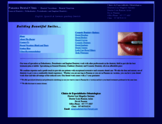 panamadentalclinic.com screenshot