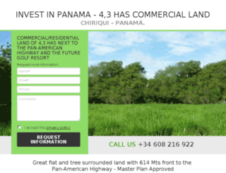 panamadevelopmentland.com screenshot