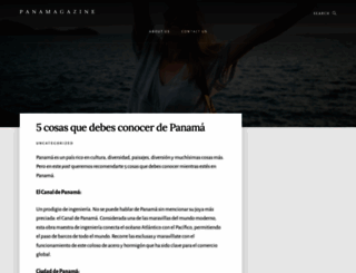 panamagazine.com screenshot