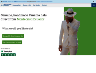 panamahatsdirect.com screenshot