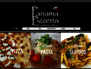 panamapizzeria.com screenshot