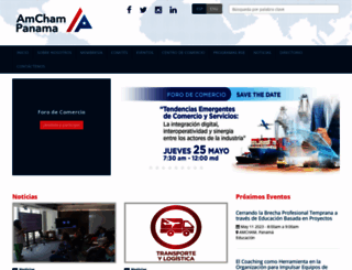 panamcham.com screenshot