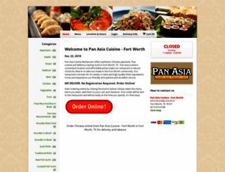 panasiacuisine.com screenshot
