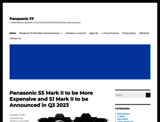 panasonicff.com screenshot