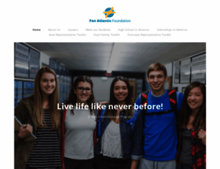 panatlanticfoundation.org screenshot