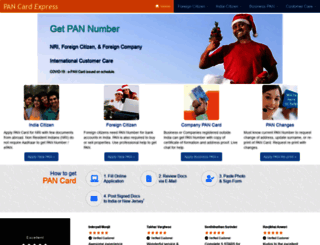 pancardservices.com screenshot