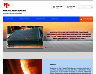 panchalperforators.com screenshot