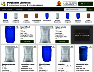 panchamrutchemicals.com screenshot