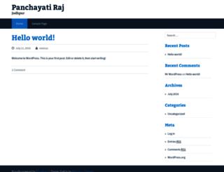 panchayatiraj.org screenshot