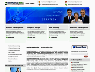 panchkula.digitalwebindia.com screenshot