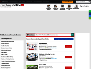 panchkulaonline.in screenshot