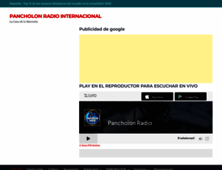 pancholonradio.com screenshot