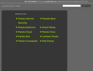 panda-fresh.com screenshot