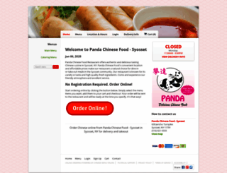 pandachinesefoodsyosset.com screenshot