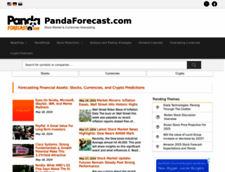 pandaforecast.com screenshot