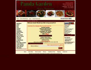 pandagardendelivery.com screenshot