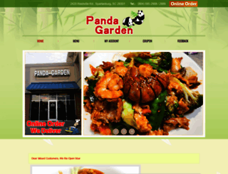 pandagardenspartanburg.3menucities.com screenshot