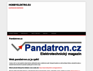 pandatron.cz screenshot