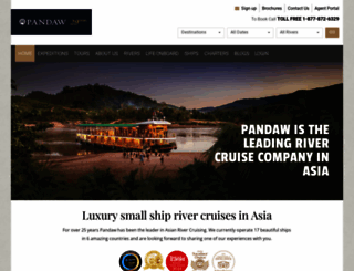 pandaw.com screenshot