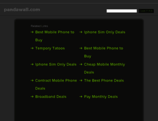 pandawall.com screenshot