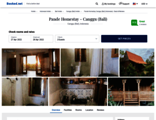pande-homestay-canggu.booked.net screenshot