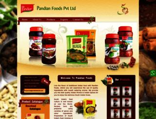 pandianfoods.com screenshot