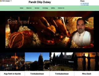 panditjidilipdubey.com screenshot