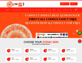 panditjioncall.com screenshot