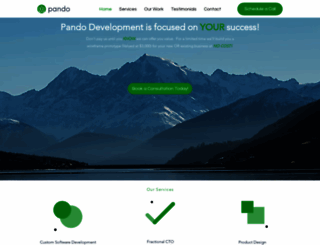 pandodev.com screenshot