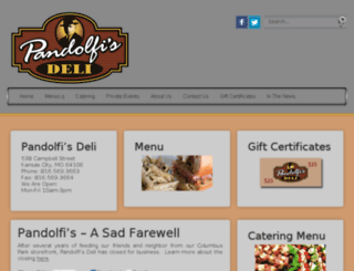 pandolfisdeli.com screenshot