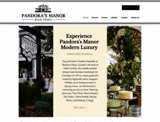 pandorasmanor.com screenshot