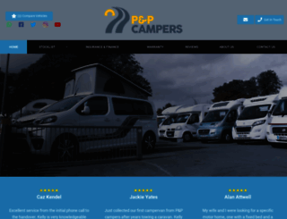 pandpcampers.com screenshot